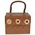 Borsa a mano Vanity FENDI in pelle 2 in 1 marrone Auth 108006SAV - vista 13