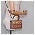 Borsa a mano Vanity FENDI in pelle 2 in 1 marrone Auth 108006SAV - vista 25