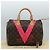 LOUIS VUITTON Borsa a Mano Monogram V Line Speedy 30 M41533 LV Auth 105968SAV Monogramma - vista 12