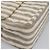 CHANEL Borsa a Spalla Matelassé Striata in Tela Bianca Grigia CC Auth 110304SAV Marrone Bianco - vista 16