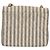 CHANEL Borsa a Spalla Matelassé Striata in Tela Bianca Grigia CC Auth 110304SAV Marrone Bianco - vista 2