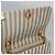 CHANEL Borsa a Spalla Matelassé Striata in Tela Bianca Grigia CC Auth 110304SAV Marrone Bianco - vista 22
