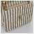 CHANEL Borsa a Spalla Matelassé Striata in Tela Bianca Grigia CC Auth 110304SAV Marrone Bianco - vista 23