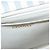 CHANEL Borsa a Spalla Matelassé Striata in Tela Bianca Grigia CC Auth 110304SAV Marrone Bianco - vista 24