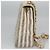 CHANEL Borsa a Spalla Matelassé Striata in Tela Bianca Grigia CC Auth 110304SAV Marrone Bianco - vista 5