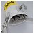 LOUIS VUITTON Monogram Borsa a Spalla Nanobag Bianco Gesso Grigio M44631 Auth 105949SAM Marrone Monogramma - vista 6