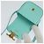 Céline Borsa a spalla mini Claude Triomphe in pelle azzurro chiaro Auth 114195SAV Blu chiaro - vista 10