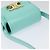 Céline Borsa a spalla mini Claude Triomphe in pelle azzurro chiaro Auth 114195SAV Blu chiaro - vista 6