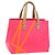 LOUIS VUITTON Monogram Vernis Fluo Reade PM Borsa a Mano Rossa M91903 Auth yk17584SAV Rosso Arancione