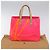 LOUIS VUITTON Monogram Vernis Fluo Reade PM Borsa a Mano Rossa M91903 Auth yk17584SAV Rosso Arancione - vista 12