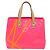 LOUIS VUITTON Monogram Vernis Fluo Reade PM Borsa a Mano Rossa M91903 Auth yk17584SAV Rosso Arancione - vista 13