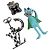 LOUIS VUITTON Book de Doreuil LV Friends Set 3 Light Blue MP2929 LV Auth 140392SM