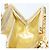 CHANEL Borsa a Spalla Matelassé in Pelle Catena Oro CC Auth 134853SM D'oro - vista 20