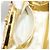 CHANEL Borsa a Spalla Matelassé in Pelle Catena Oro CC Auth 134853SM D'oro - vista 22