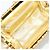 CHANEL Borsa a Spalla Matelassé in Pelle Catena Oro CC Auth 134853SM D'oro - vista 9