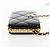 Borsa a Spalla con Catena CHANEL Pelle Verniciata Nera Oro CC Auth 134911SAM Nero D'oro - vista 4