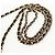 Borsa a Spalla con Catena CHANEL Pelle Verniciata Nera Oro CC Auth 134911SAM Nero D'oro - vista 8