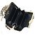 Borsa a Spalla con Catena CHANEL Pelle Verniciata Nera Oro CC Auth 134911SAM Nero D'oro - vista 9