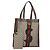 Borsa tote in PVC beige oro e rosso della linea Sherry GG Supreme di GUCCI Auth 135289SAM