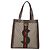 Borsa tote in PVC beige oro e rosso della linea Sherry GG Supreme di GUCCI Auth 135289SAM - vista 13