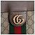 Borsa tote in PVC beige oro e rosso della linea Sherry GG Supreme di GUCCI Auth 135289SAM - vista 18
