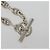 Hermès Pulsera Chaine d'Ancre MM HERMES Ag925 14 Enlaces Plata Auth 134933SM - vista 3