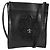 Borsa Gunslinger in pelle nera con bottone a croce Chrome Hearts Auth 134879SM Nero