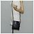 Borsa Gunslinger in pelle nera con bottone a croce Chrome Hearts Auth 134879SM Nero - vista 23
