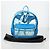 PVC BACK TO SCHOOL Rucksack von Chrome Hearts aus blauer Vinylleder Auth 134878SAM - Ansicht 12