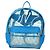 PVC BACK TO SCHOOL Rucksack von Chrome Hearts aus blauer Vinylleder Auth 134878SAM - Ansicht 13
