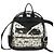 Zaino PVC BACK TO SCHOOL Chrome Hearts in pelle vinilica nera Auth 134876SAM - vista 2