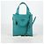 PRADA Borsa a Mano in Pelle 2 in 1 Verde Argento Auth 135405SAM - vista 12