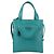 PRADA Borsa a Mano in Pelle 2 in 1 Verde Argento Auth 135405SAM - vista 13