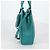 PRADA Borsa a Mano in Pelle 2 in 1 Verde Argento Auth 135405SAM - vista 3