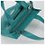 PRADA Borsa a Mano in Pelle 2 in 1 Verde Argento Auth 135405SAM - vista 6