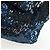 Borsa a Spalla CHANEL Paillettes Blu Argento CC Auth 138088SM - vista 16