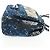 Borsa a Spalla CHANEL Paillettes Blu Argento CC Auth 138088SM - vista 4