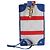 LOUIS VUITTON Borsa per telefono Soft Trunk LV X NBA Bianca M80101 LV Auth 138078SAM Monogramma - vista 2