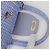 Borsa a mano Gancini in rattan viola e oro Auth 141146SAV di Salvatore Ferragamo - vista 18