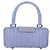 Borsa a mano Gancini in rattan viola e oro Auth 141146SAV di Salvatore Ferragamo - vista 2