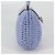 Borsa a mano Gancini in rattan viola e oro Auth 141146SAV di Salvatore Ferragamo - vista 4
