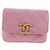 CHANEL Borsa a Spalla Matelassé in Pelle di Agnello Rosa Oro CC Auth 140756SAM D'oro - vista 13