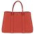 Hermès HERMES Borsa a Mano Garden Party TPM Pelle Arancione Argento Auth 139049SM - vista 2