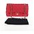 Borsa a spalla a catena CHANEL in pelle caviar rossa con CC argento Auth 139978SM Rosso - vista 12