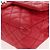 Borsa a spalla a catena CHANEL in pelle caviar rossa con CC argento Auth 139978SM Rosso - vista 16