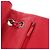 Borsa a spalla a catena CHANEL in pelle caviar rossa con CC argento Auth 139978SM Rosso - vista 21
