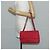 Borsa a spalla a catena CHANEL in pelle caviar rossa con CC argento Auth 139978SM Rosso - vista 29