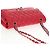 Borsa a spalla a catena CHANEL in pelle caviar rossa con CC argento Auth 139978SM Rosso - vista 6