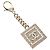 Llave CHANEL de metal dorado CC Auth 139035SAM