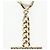 Llave CHANEL de metal dorado CC Auth 139035SAM - vista 4